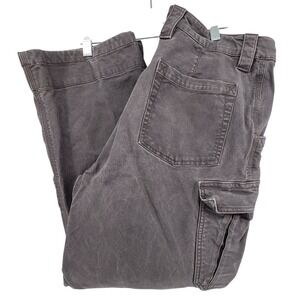Guide Gear 36x30 Gray Canvas Cargo Pants Tactical Workwear Utility Rugged